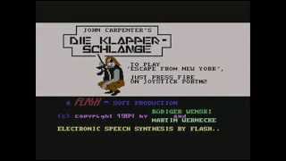 Escape from New York  German Version C64 review [upl. by Darnall]