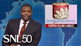 Weekend Update Bath amp Body Works Pulls Offensive Candles From the Shelves  SNL [upl. by Imar]