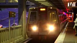 WMATA Metrorail  WiehleReston East amp LTC Bound CAF 5000 Series Silver Line Trains  Tysons Corner [upl. by Alia573]