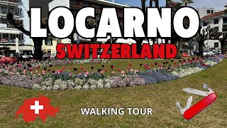 LOCARNO SWITZERLAND WALKING TOUR 4K [upl. by Inaoj663]