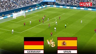 🔴LIVE  GERMANY vs SPAIN I QUARTER FINAL II FULL MATCH STREAMING I eFOOTBALL PES 21 GAME [upl. by Kiyohara]