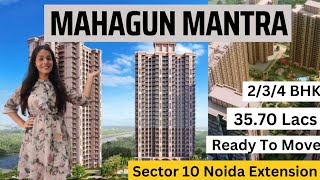 4 BHK Duplex Villament  2950 Sqft  Mahagun Mantra Sec10 Noida Extension  Affordable Project [upl. by Ittap]