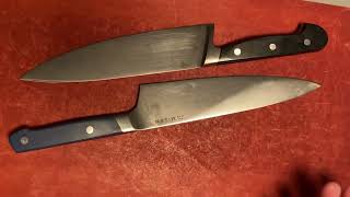 Used knives review Misen and Cangshan [upl. by Tewell704]