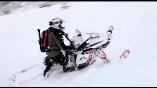 2013 Polaris 800 PRORMK Snowmobile Review [upl. by Ayocal992]