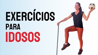 EXERCÍCIOS PARA IDOSOS ATIVIDADES RECREATIVAS [upl. by Euqirne]