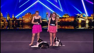 ČESKO SLOVENSKO MÁ TALENT 2018  Timea amp Sofia Triščové [upl. by Ibed]