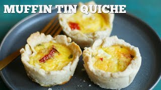 Muffin Tin Quiche with Sun Dried Tomato [upl. by Alue322]