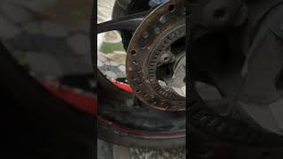 Brembo breaks in Indian rain condition bike brembobrake [upl. by Ardet755]