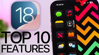 iOS 18 Hands On  TOP 10 Features [upl. by Dahsar424]