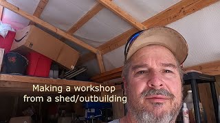 converting our outbuilding into a shopmaking a second table [upl. by Yffub]