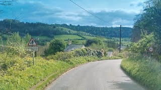 Driving in Stroud town Gloucestershire [upl. by Sorce488]