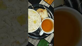 এক কাপ চায়ে সকালটা যেন শান্তি পায়। bengalfood breakfast [upl. by Annaes945]