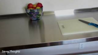 Best Choice Products Stainless Steel Work Prep Table with Backsplash [upl. by Purity997]