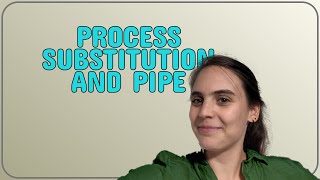 Unix Process substitution and pipe [upl. by Randa]