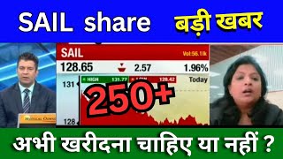 SAIL share latest news today SAIL share news today Target price share analysis buy or sell [upl. by Anatnas]