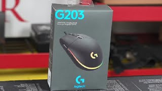 Logitech G203 Wired Gaming Mouse 8000 DPI Rainbow Optical Effect LIGHTSYNC RGB Review [upl. by Allen441]