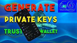 GENERATE Trust Wallet PRIVATE KEYS Private Keys from SEED PHRASES [upl. by Ijar779]