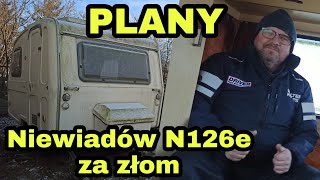 Niewiadów N126 Przyczepa kempingowa za złom  Jakie plany na remont VLOG [upl. by Meletius]