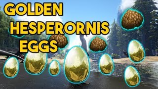 ARK How to get Golden Hesperornis Eggs Extraordinary Kibble [upl. by Alanna]