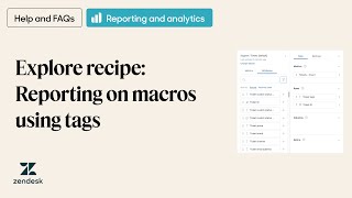 Explore recipe Reporting on macros using tags [upl. by Danczyk]