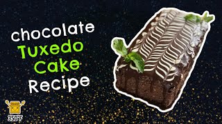 Chocolate Tuxedo Cake stepbystep [upl. by Odirfliw]