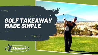 Golf TakeawayBackswing Made Simple [upl. by Nevart]