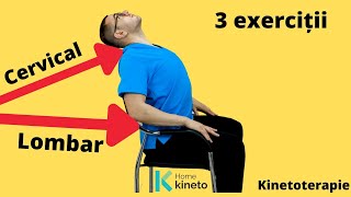 3 exerciții simple care fac minuni pentru durerile de spate lombare și pentru hernia de disc Kineto [upl. by Lotsyrc636]