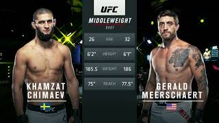 UFC Fight Night Chimaev vs Meerschaert Full Fight Highlights [upl. by Yenetruoc]