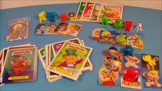 MiniKins GIVEAWAY and GARBAGE PAIL KIDS PRODUCT SAMPLE VIDEO REVIEW [upl. by Nehttam]