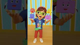 Shape Song  Learn name of Shapes in English Learn Maths with Kikoo Club [upl. by Essilem]