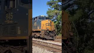 CSX IO31 Clears Doswell While Being Called on the Dispatch and a Shave and Haircut [upl. by Ahtiuqal]