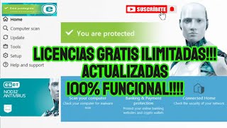 ✅ GENERA LICENCIAS DE ESET NOD 32  ANTIVIRUS CON LICENCIAS DE PRUEBA NOD32 100 LEGAL [upl. by Mccahill]