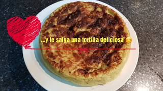 Tortilla de patatas Thermomix [upl. by Elyk635]