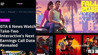 Take Two CEO Strauss Zelnick Confirm GTA 6 IS STILL On Track For FALL 2025 During Earnings Call [upl. by Nonahs]