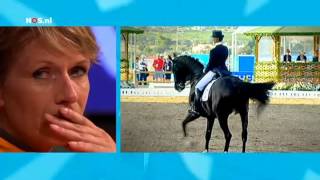 Emotional Anky van Grunsven looks at her performance  London 2012 Olympics [upl. by Phelgen]