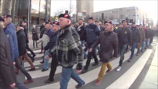 350 jaar Korps Mariniers Rotterdam defilé Coolsingel [upl. by Oisacin]