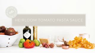 Delicious Heirloom Tomato Pasta Sauce Recipe [upl. by Enelra]