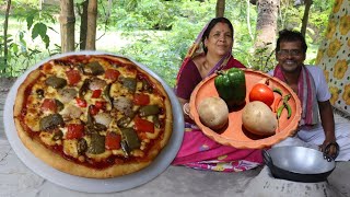 আলু দিয়ে পিজ্জা কোনো ইস্ট ছাড়াই বাড়িতে বানিয়ে ফেললাম  Pizza Recipe  Aloo Pizza Ranna [upl. by Akiehsat316]