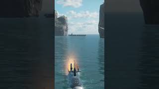 UGM133 Trident II Missile Launch in Modern Warships shorts [upl. by Nevs]