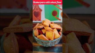 Shakarpara recipeShankarpali with wheat flour shorts youtubeshorts JesnysKitchen [upl. by Nytsirc615]