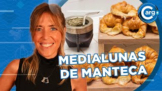 RECETA DE MEDIALUNAS DE MANTECA [upl. by Mchale82]