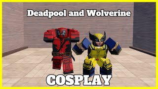 Roblox Cosplays Deadpool And Wolverine [upl. by Anaehr]