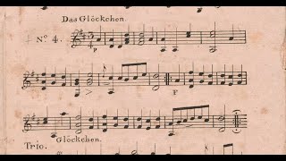 Johann Gottfried Arnold  No4 Das Glöckchen From 8 Faschings Walzer wscore [upl. by Weihs]