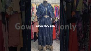 Gown 1190 only dress nightwear fashion nightdress sleepwear kurti gowns readymadedress [upl. by Lezti]