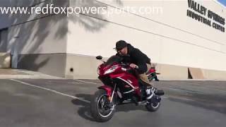 Red Fox Powersports Review 50cc SST Sports Motorcycle [upl. by Laktasic]