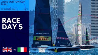 Louis Vuitton Cup Final  Day 5  LIVE [upl. by Dolly]