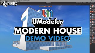 Modern House  UModeler Demo Reel [upl. by Laban]