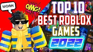 TOP 10 BEST ROBLOX GAMES 2022  Roblox Top 10 Mobile Games in 2022 [upl. by Nani325]