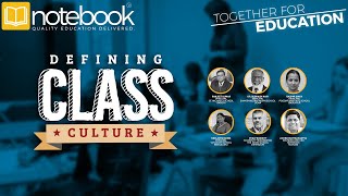 Notebook  Webinar  Together For Education  Ep 166  Defining Class Culture [upl. by Cavallaro]