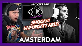 Jacques Brel Reaction Amsterdam POWERFUL amp SHOOK  Dereck Reacts [upl. by Gabe]